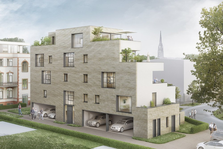 Buy Condominium, Apartment building in Dresden-Neustadt - Green Village, Seifhennersdorfer Straße 16
