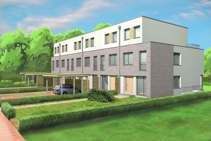 Buy Terrace house in Hamburg-Bramfeld - Familienfreundliches Wohnen Bramfeld, Trittauer Amtsweg 24