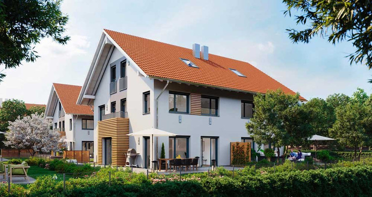 Buy Condominium, Terrace house, Semi-detached house, Corner-terrace house, End-of-terrace house, House in Baierbrunn - Katzensprung, Schwaigerweg 3