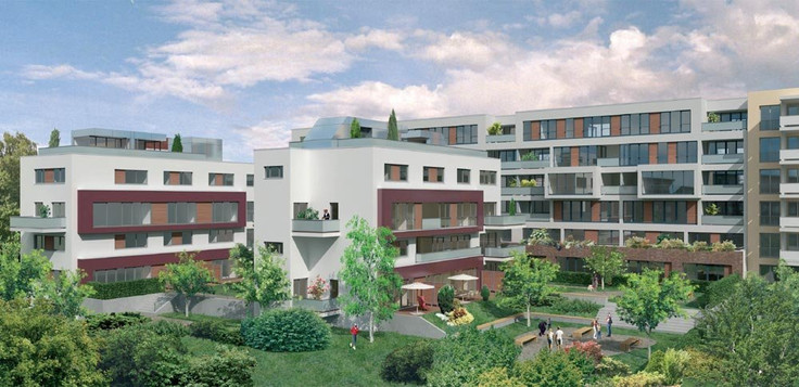 Buy Condominium in Hamburg-Barmbek - Quartier72, 