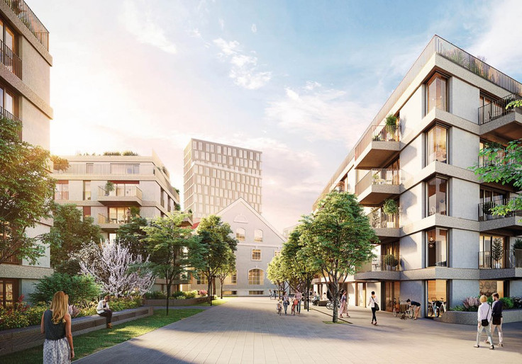 Buy Condominium in Munich - kupa - Quartier Kuvertfabrik Pasing, Landsberger Straße 444