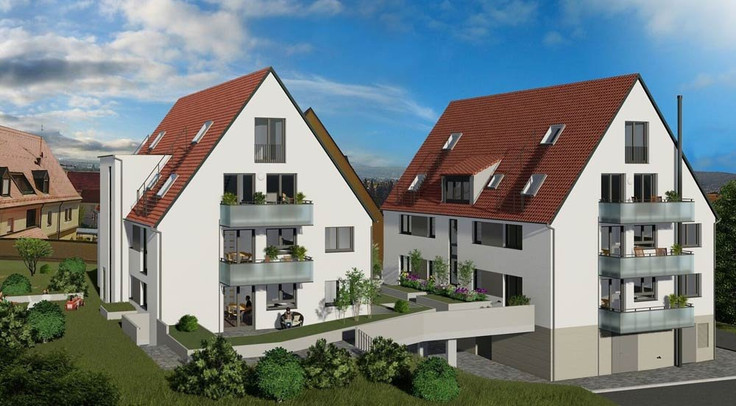 Buy Condominium in Ditzingen-Hirschlanden - Raiffeisenstraße - Heimerdingerstraße, Heimerdingerstraße 3