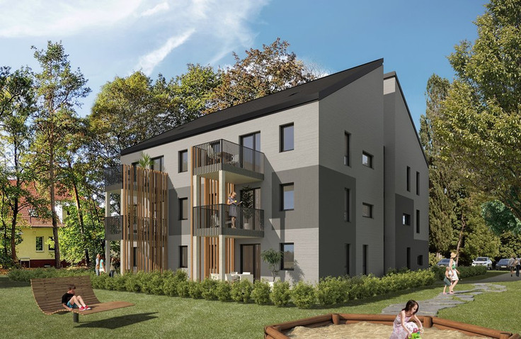 Buy Condominium, Capital investment, Apartment building in Wustermark - 4-Trees, Ahornweg 3, 4 6a/b