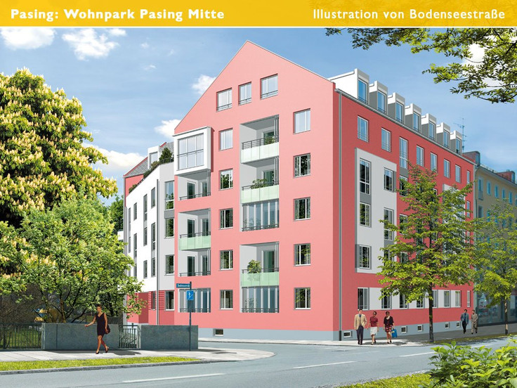 Buy Condominium in Munich-Pasing - Wohnpark Pasing Mitte, Bodenseestraße 13