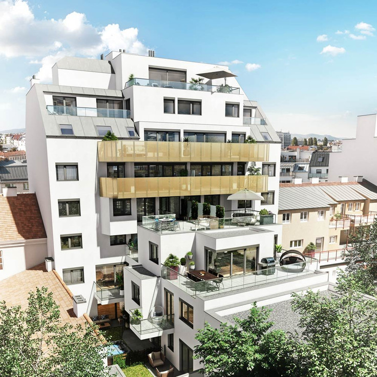Buy Condominium, Penthouse in Vienna-22. Bezirk - Donaustadt - AURUM130, Wagramer Str. 130