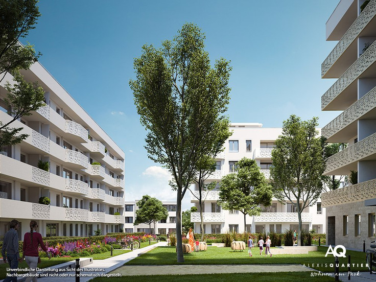 Buy Condominium in Munich-Perlach - ALEXISQUARTIER – Wohnen am Park, Alexisweg