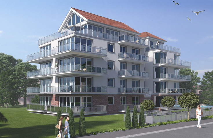 Buy Condominium, Apartment building, Penthouse in Cuxhaven - Sea View, Standhausallee