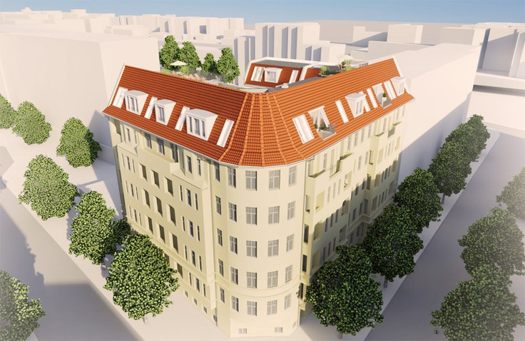 Buy Condominium, Loft apartment, Penthouse in Berlin-Charlottenburg - Fredericia, Fredericiastraße  4-4a