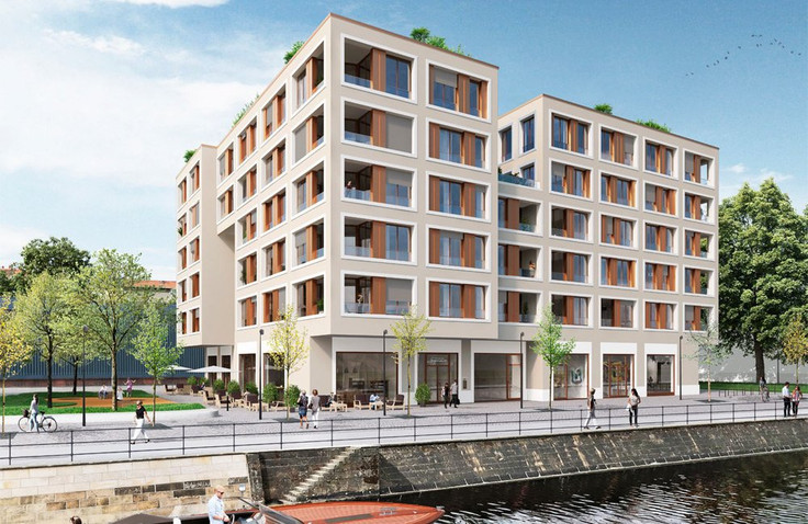 Buy Condominium, Apartment building, Penthouse in Berlin-Mitte - Riverside Square, 