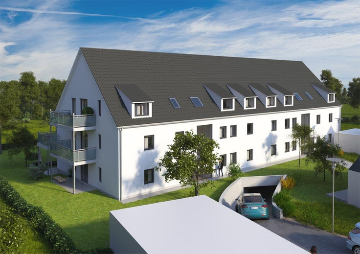 Buy Condominium in Augsburg-Lechhausen - LECH QUARTIER Augsburg, Neuburger Straße 169