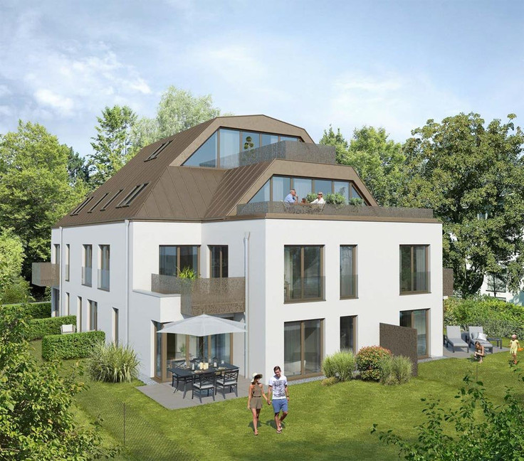 Buy Condominium, Penthouse in Germering - Villa Jakob, Jakob-Huber-Straße 2