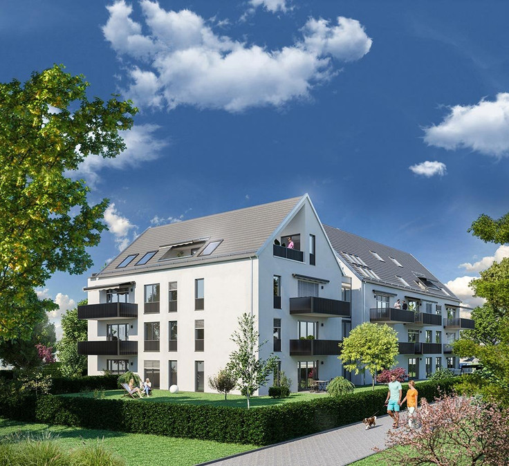 Buy Condominium, Penthouse in Augsburg-Göggingen - URBAN LIVING 2 Augsburg, Mühlstr. 2