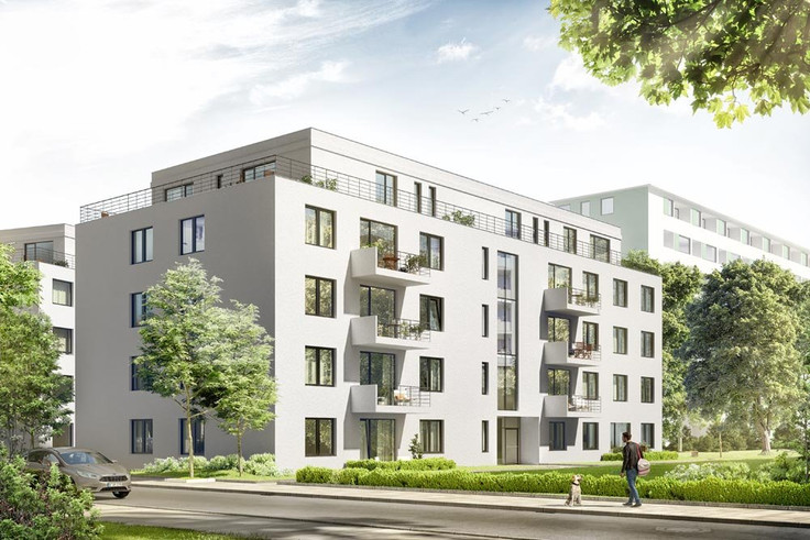 Buy Condominium, Apartment building in Berlin-Mariendorf - DUO NOVO, Freibergstraße 16/26