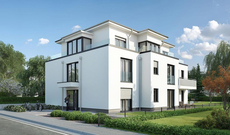 Buy Condominium, Apartment building, Penthouse in Munich-Aubing - Estinger Straße 2c, Estinger Straße 2c