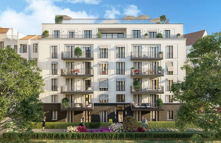 Buy Condominium, Apartment building, Penthouse in Berlin-Charlottenburg - SUAREZ FINEST LIVING LIETZENSEE, Suarezstraße 56