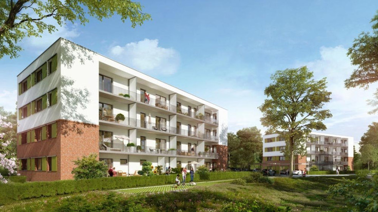 Buy Condominium, Apartment building, House in Hoppegarten - waldBlick Hoppegarten, Lindenallee 4
