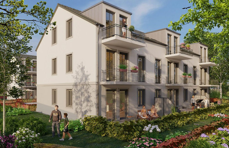 Buy Condominium, Capital investment, Apartment building in Potsdam-Bornim - Wohnen an den Obstwiesen, 
