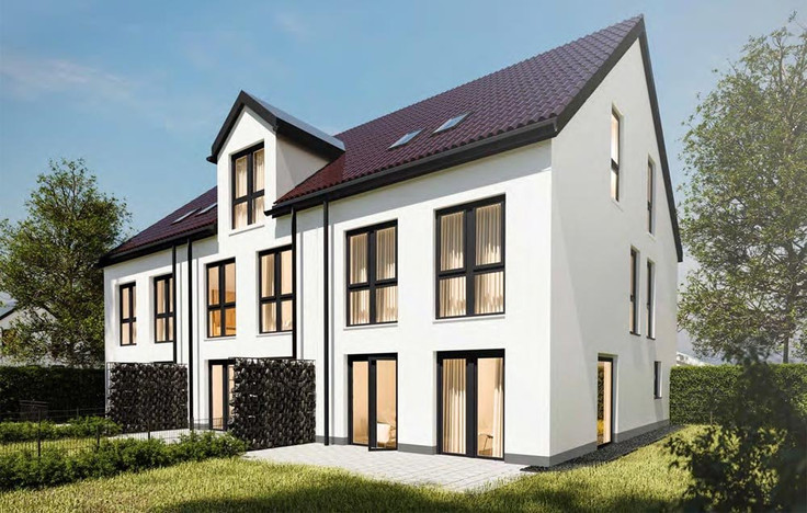 Buy Terrace house, House in Geltendorf - DOMUS Nova Geltendorf, Schwabhauser Straße