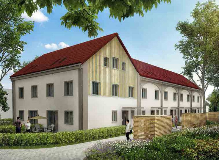 Buy Terrace house, House in Dresden-Altstadt - Remisen Altlöbtau, Wernerstraße 26 bis 26E