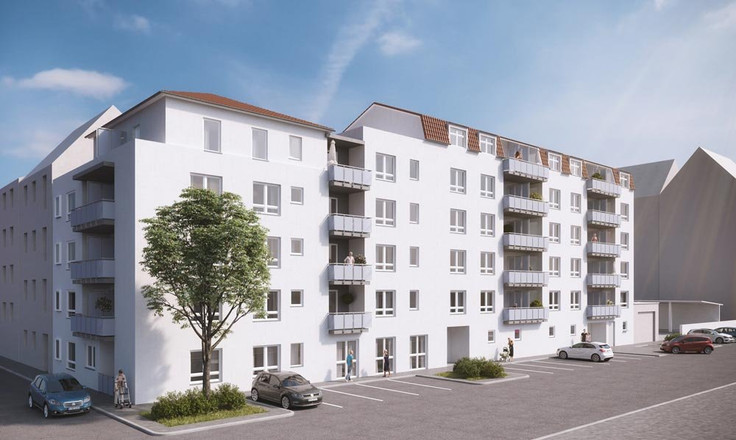 Buy Condominium, Capital investment, Senior residence in Fürth - Villa Aurora, Eisenstraße 5-7