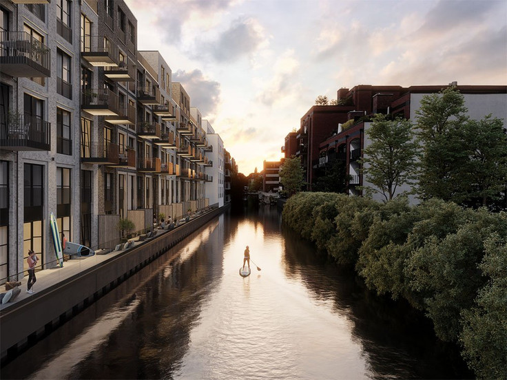 Buy Condominium, Penthouse in Hamburg-Uhlenhorst - WATERLOFTS Kanalstraße, Kanalstraße 44