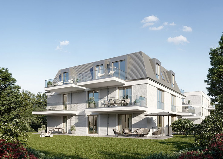 Buy Condominium, Capital investment, Maisonette apartment, Apartment building in Munich-Harlaching - Geiselgasteig 100, Geiselgasteigstraße 100