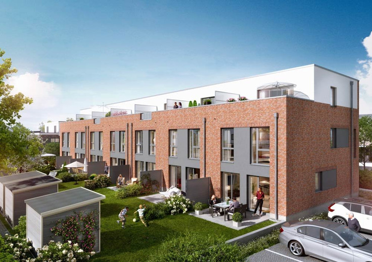 Buy Terrace house, End-of-terrace house, Mid-terrace house, House in Winsen (Luhe) - Norderbülter Aue, Zuckerkamp
