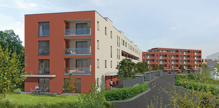 Buy Condominium in Nuremberg-Langwasser - EQ66 EichQuartier, Herta-Künzel-Straße