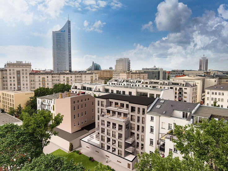 Buy Condominium in Leipzig-Zentrum - Seeburgterrassen, Auguste-Schmidt-Straße 16