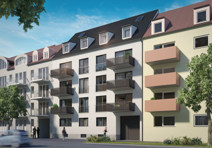Buy Condominium in Munich-Giesing - W111 – Wohnen im Münchner Osten, Werinherstraße 111