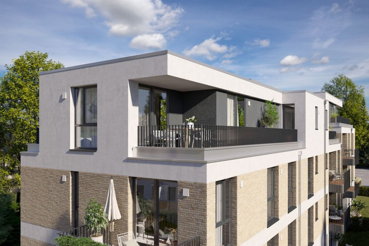 Condominium, Penthouse buy in Hamburg / Groß Flottbek: WEST NEST, Osdorfer Landstraße 21