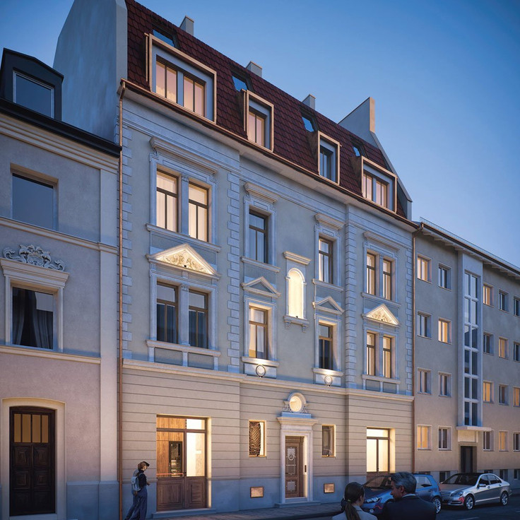 Buy Condominium, Investment property, Capital investment, Penthouse, Renovation, Heritage listed in Munich-Maxvorstadt - Kaulbachstraße 44, Kaulbachstraße 44