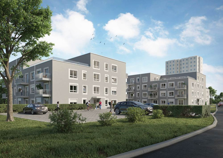 Buy Condominium in Bochum-Ost - BoLiving4, Rüsselsheimer Weg 1, 3, 5 und 20