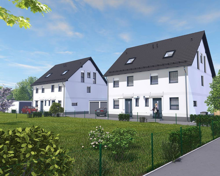 Buy Semi-detached house, House in Nuremberg-Katzwang - Greuther Straße 14b-e, Greuther Straße 14b-e