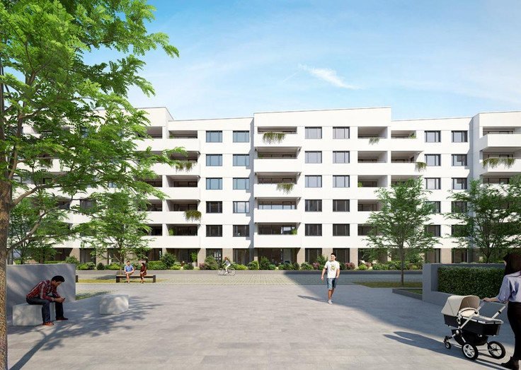 Buy Condominium in Nuremberg-Muggenhof - TRAMLIVING – 1. Bauabschnitt, Adolf-Braun-Straße