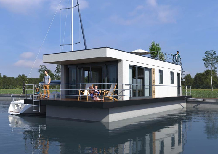 Buy Detached house, Capital investment, House boat, House in  - Floating Houses Spreewald, Am Iba Steg 1