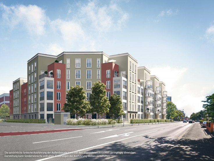 Buy Condominium, Penthouse in Darmstadt-Verlegerviertel - HERZOGHÖFE, Donnersbergring / Ecke Eschollbrücker Straße 12-14