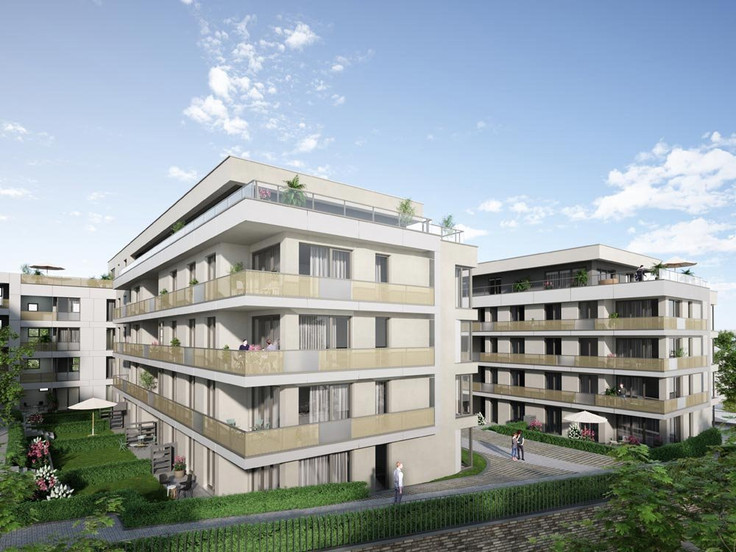 Buy Condominium in Bietigheim-Bissingen - Lothar-Späth-Carré - Kammbebauung, Luise-Kämpf-Str. 12, 14, 16, 18