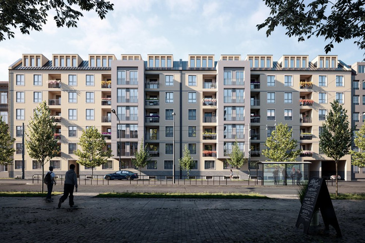 Buy Condominium in Leipzig-Volkmarsdorf - LOUX - Volkmarsdorf, Torgauer Str. / Eisenbahnstraße 131b