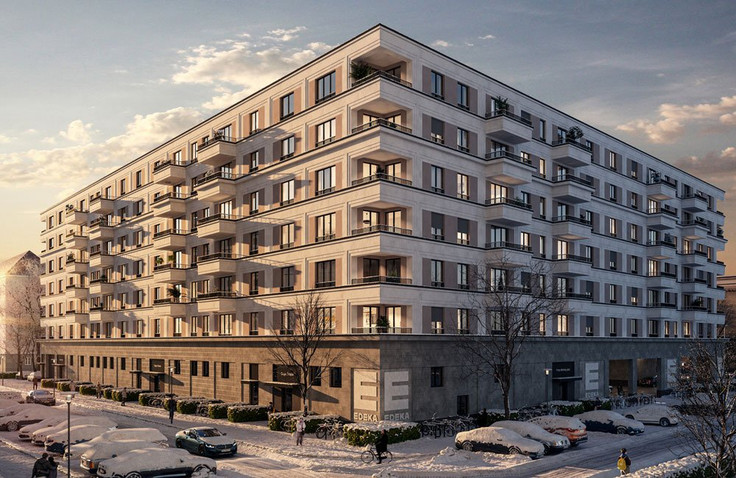 Buy Condominium in Berlin-Friedrichshain - The FRANZ, Singerstraße 60-62, Franz-Mehring-Platz 6, Rüdersdorfer Straße 8-9