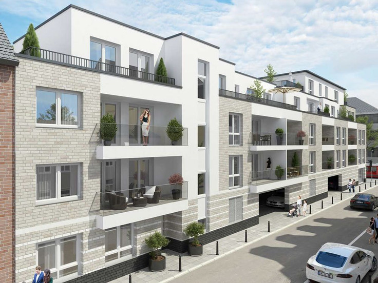 Buy Condominium, Penthouse in Krefeld - "Urban Living" im Zentrum von Krefeld-Fischeln, Kölner Straße 571/ Ecke Clemensstraße