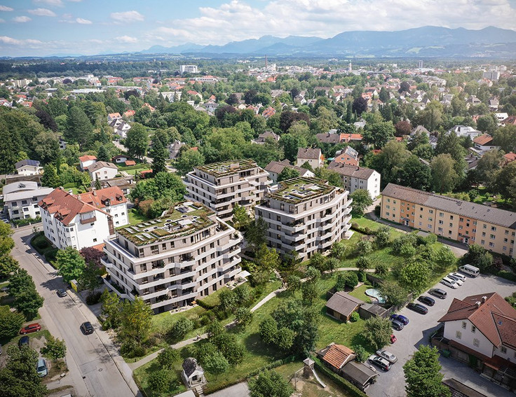 Buy Condominium, Penthouse in Rosenheim - Herdergärten - Rosenheim, Herderstraße 4, 6, 8