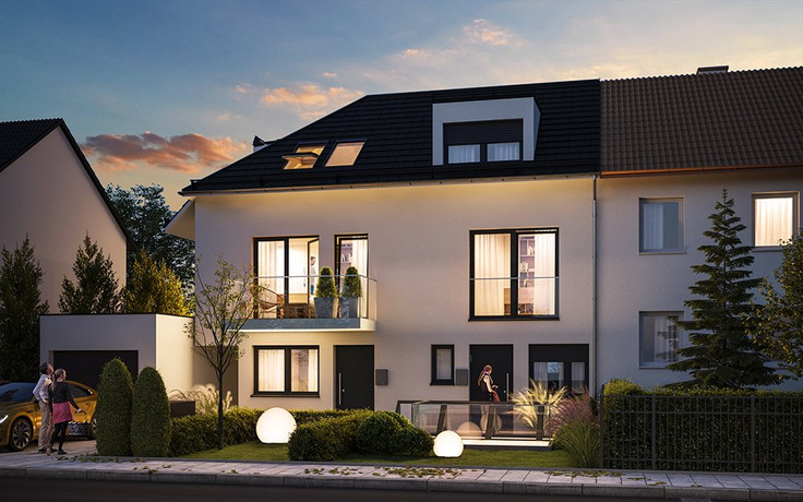 Buy Terrace house, End-of-terrace house, Mid-terrace house, Townhouse, Townhouse, House in Munich-Obermenzing - FS 105 München, Freseniusstraße 105