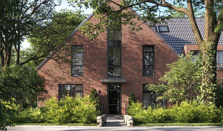 Buy Condominium, Semi-detached house, Maisonette apartment, House in Hamburg-Volksdorf - WIESENBLICK, Langfeld 12-18