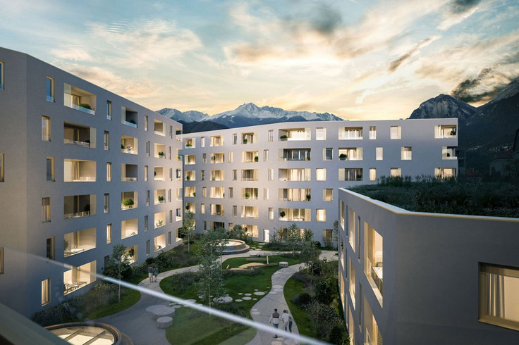 Buy Condominium, Apartment, Investment property, Capital investment, Microapartment, Penthouse, Investment apartment in Innsbruck - Das Stadt Carré, Sonnenburgstraße