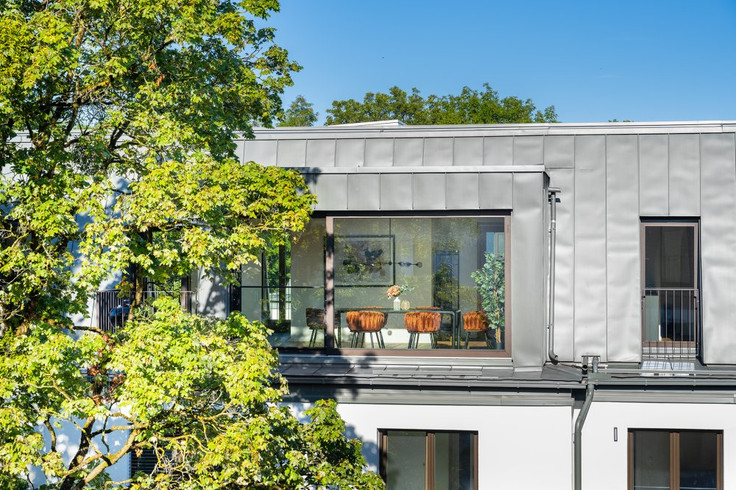 Buy Condominium, Loft apartment, Penthouse in Munich-Schwabing - NOYA Dachgeschosswohnungen, Stengelstraße 3 – 17, Luxemburger Straße 6 & 10