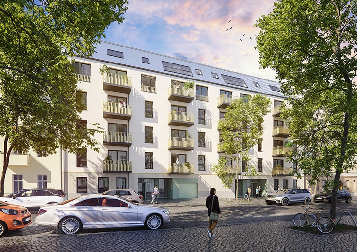 Buy Condominium, Loft apartment, Loft, Penthouse, Renovation in Berlin-Weißensee - Hof & Herzig, Streustraße 12