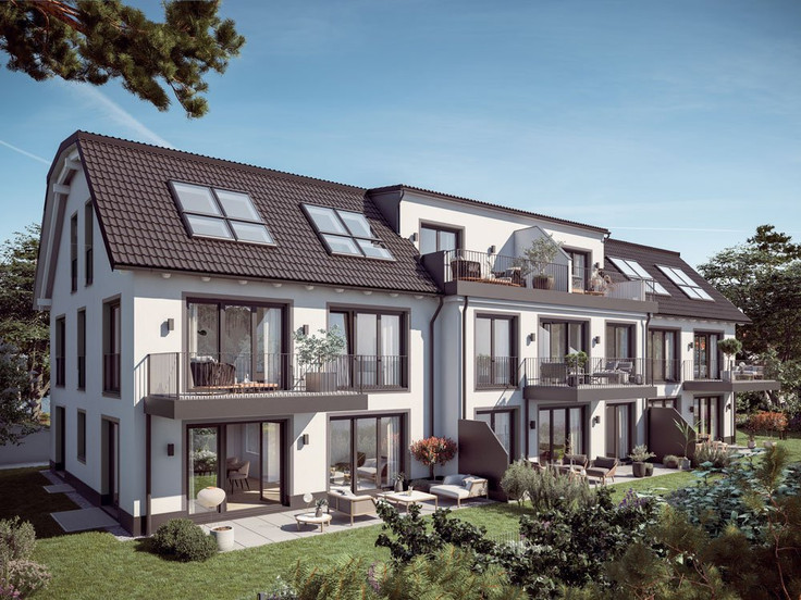 Buy Condominium, Semi-detached house, Apartment, House in Munich-Trudering - T11 L|I|V|I|N|G - Talerweg 11, Talerweg 11