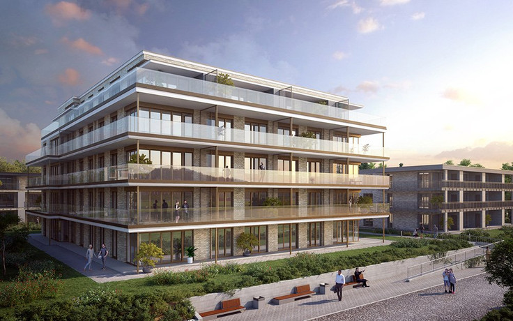 Buy Condominium, Investment property, Capital investment, Holiday home in Cuxhaven-Duhnen - Neubauprojekt Duhner Spitze, Häfchenweg - Wehrbergweg