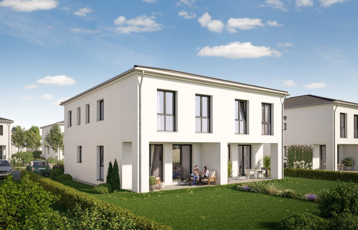Buy Semi-detached house, House in Beelitz - Mein Beelitz, Am Stellwerk 6-72